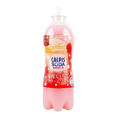 Asahi Calpis Soda Strawberry Ice Cream Flavor - 500ml