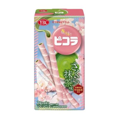 YBC Sakura Matcha Flavored Egg Rolls - 49g