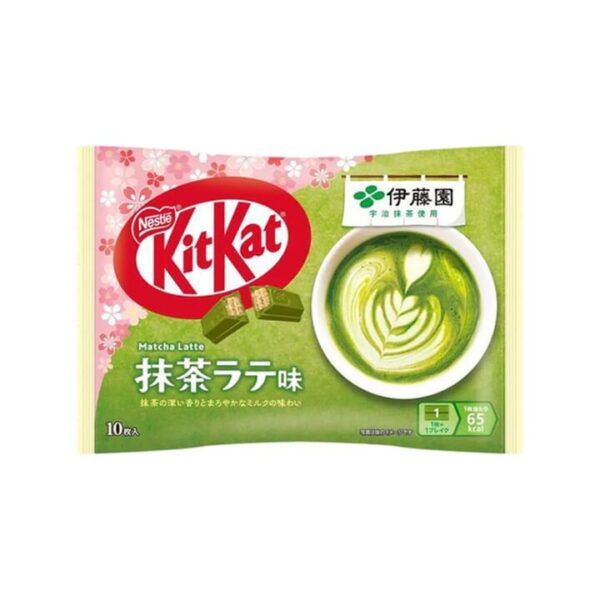 Nestle KitKat Matcha Latte Chocolate Wafers - 10 Pieces, 116g