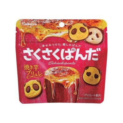 Kabaya Panda Chocolate Biscuits Sweet Potato Flavor - 43g
