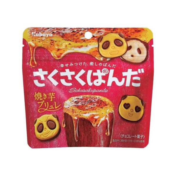 Kabaya Panda Chocolate Biscuits Sweet Potato Flavor - 43g