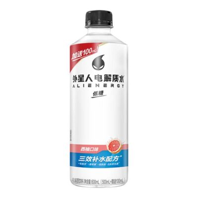 Genki Forest Alienergy Electrolyte Water Low Sugar Grapefruit Flavor - 600ml