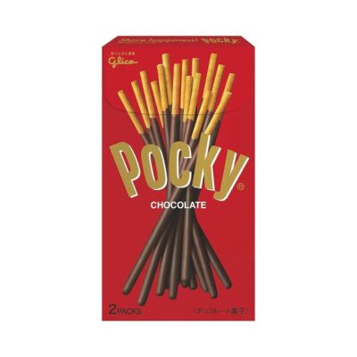 Glico Pocky Original Chocolate Biscuit Sticks - 2 Packs, 72g