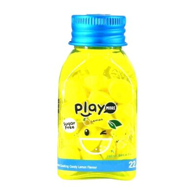 Playmore Sugar-Free Cooling Candy Lemon Flavour - 22g