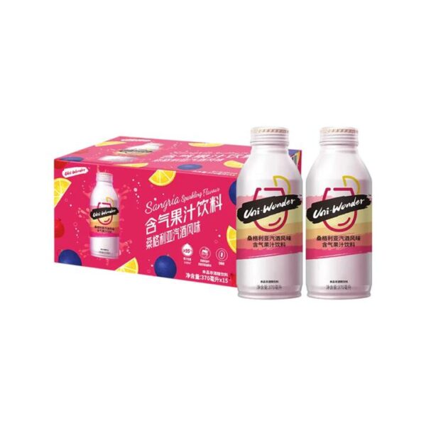 Uni-Wonder Sangria Sparkling Juice Drink - 370ml x 15