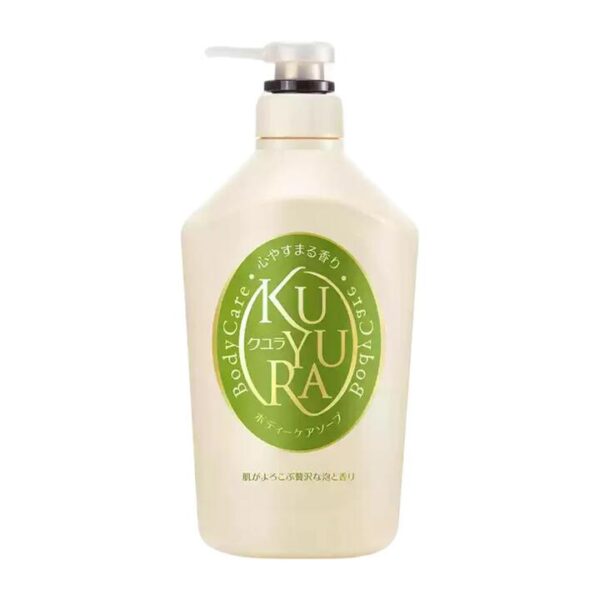Shiseido Kuyura Beauty Skin Body Wash - Japanese Tea Garden Scent, 550ml