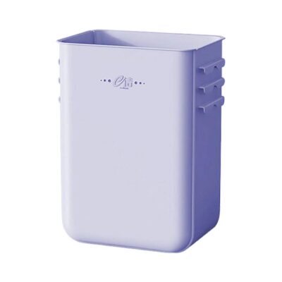 eJie Wall-Mounted Trash Bin - 10L, Lavender Purple