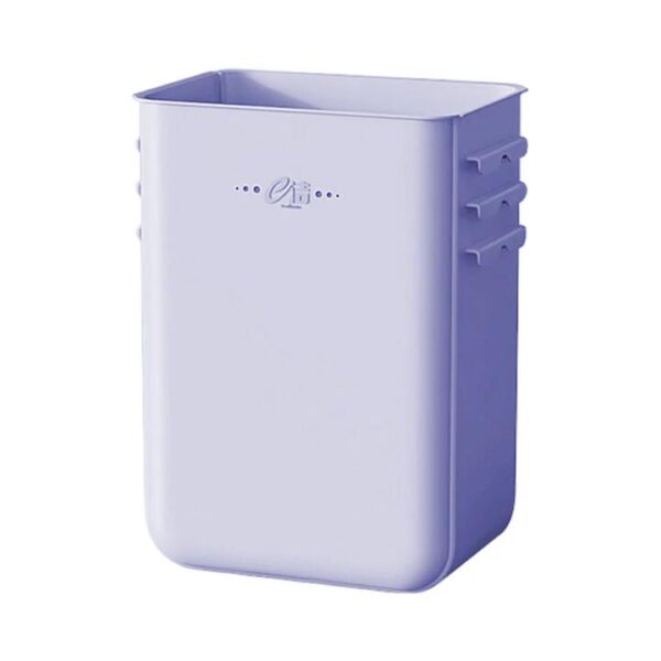 eJie Wall-Mounted Trash Bin - 10L, Lavender Purple