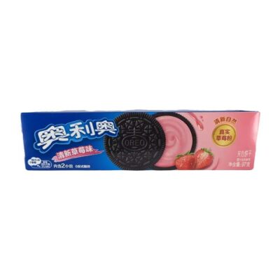 Oreo Strawberry Cream Sandwich Cookies - 97g