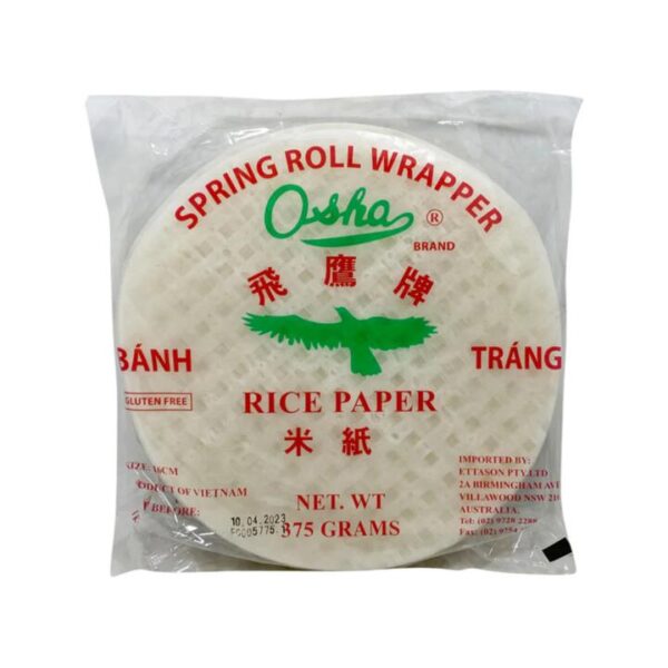 Osha Round Rice Paper Spring Roll Wrappers - 375g