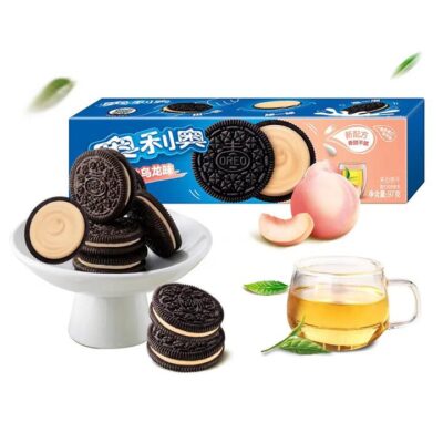 Oreo White Peach Oolong Cream Sandwich Cookies - 97g