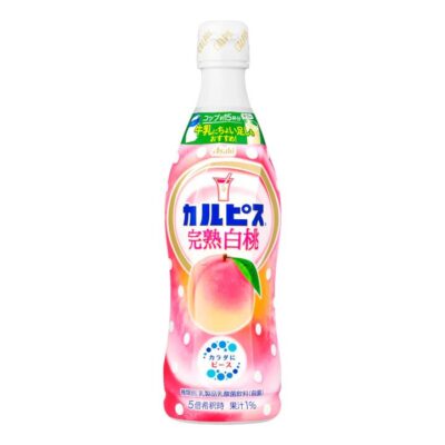 Asahi Calpis Ripe White Peach Concentrate Drink - 470ml