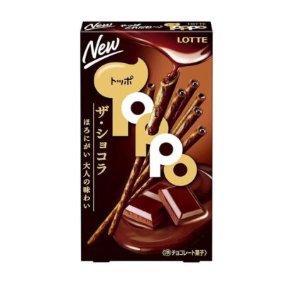 Lotte Toppo Dark Cocoa Cream-Filled Sticks - 72g