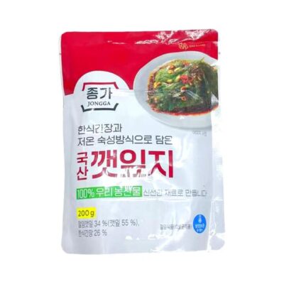Jongga Korean Perilla Leaf Kimchi - 200g