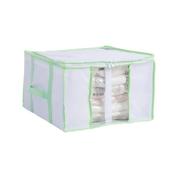 Taili Vacuum Storage Combo - Small Oxford Fabric Box (40×42×25cm) & Vacuum Storage Bag (80×80×38cm)