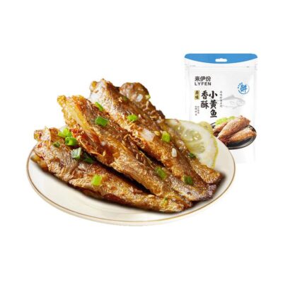 Lyfen Crispy Small Yellow Croaker – Original Flavor, 125g
