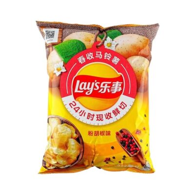 Lay's Pink Pepper Potato Chips - 60g