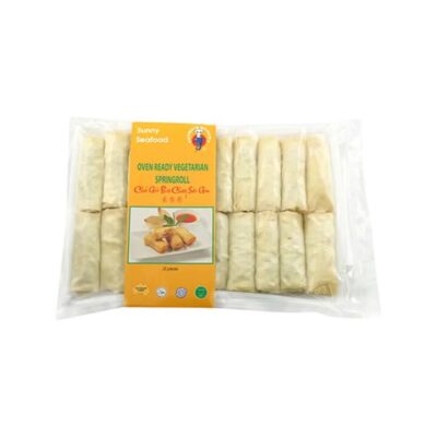 Sunny Seafood Frozen Vegetable Spring Rolls - 20 Pieces, 500g