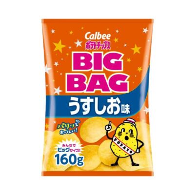 Calbee Big Bag Potato Chips - Lightly Salted, 160g