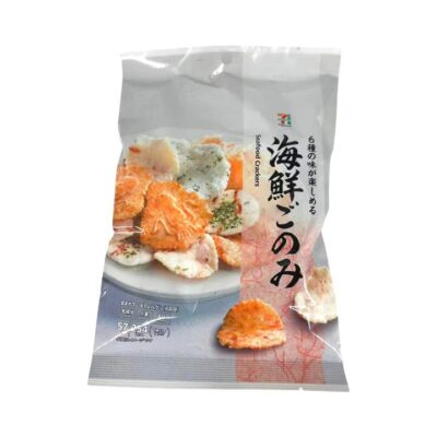 7-Eleven Japanese Assorted Seafood Rice Crackers - 57g
