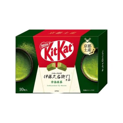 KitKat Uji Matcha Green Tea Chocolate Mini Bars – 10 Pieces, 116g