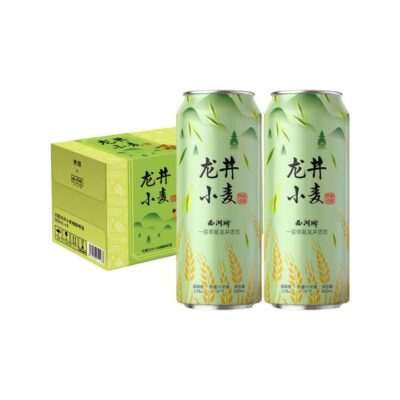 Wuyou Longjing Wheat Craft Beer 500ml × 8 Cans – Infused with Dragon Well Green Tea