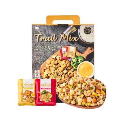 NTHING Trail Mix Crunch – Honey Onion Mustard & Jalapeño Lime 900g – Mixed Nuts, Seeds & Grains Snack