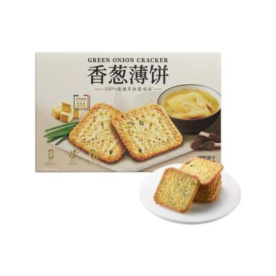 Weilong Green Onion Crackers 1.16kg – Savoury Thin Scallion Biscuits with Layered Crunch