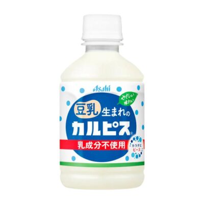 Asahi Calpis Soy Milk Lactic Acid Drink 280ml – Dairy-Free Plant-Based Fermented Soft Drink