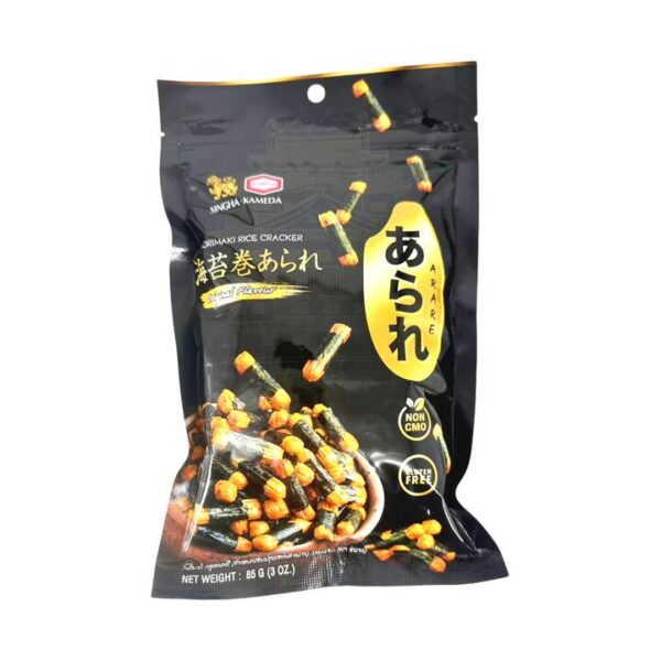 Kameda Norimaki Arare Seaweed-Wrapped Rice Crackers – Original Flavor 85g - Japanese Savory Snack