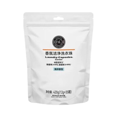 DL Scented Laundry Capsules – Ocean Fresh 12 g × 35 Capsules - Laundry Detergent Pods – Limited Import