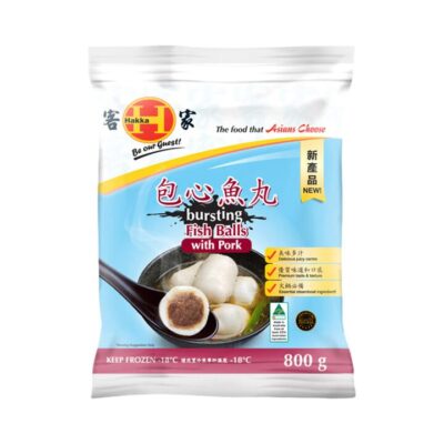 Hakka Bursting Fish Balls with Pork Filling 800g – Stuffed Fish Balls for Hotpot & Noodle Soup