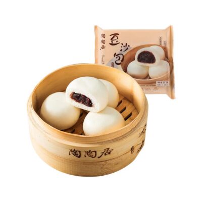 TaoTaoJu Frozen Red Bean Paste Steamed Buns (Dou Sha Bao) 337.5g