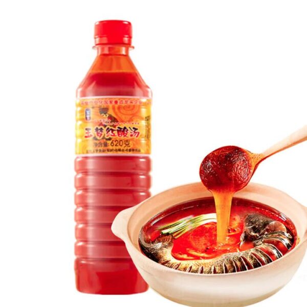 Yumeng Red Sour Soup Seasoning 620g – Guizhou-Style Hot Pot & Fish Soup Base