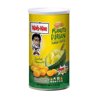 Koh-Kae Durian Flavour Coated Peanuts 180g – Crunchy Thai Snack