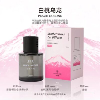 Air Guard Peach Oolong Car Diffuser – 150ml - Interior Air Freshener for Vehicle