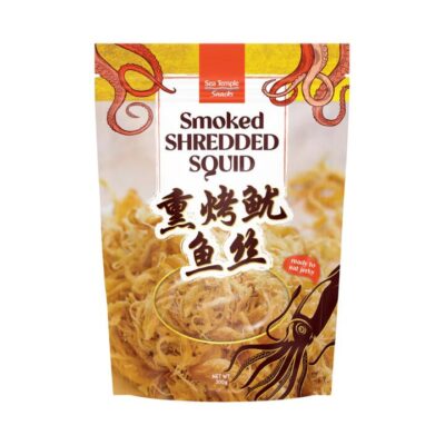 Sea Temple Smoked Shredded Squid Jerky – 300g