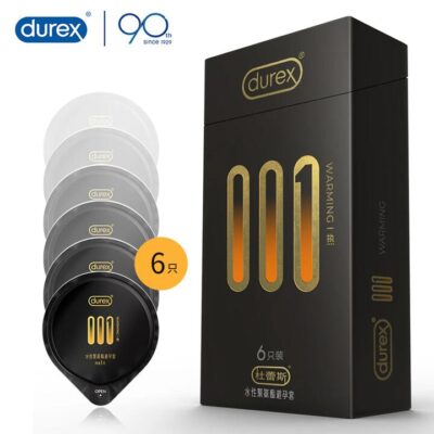 Durex 001 Ultra Thin 0.01 mm Warming Condoms – 6 Pack