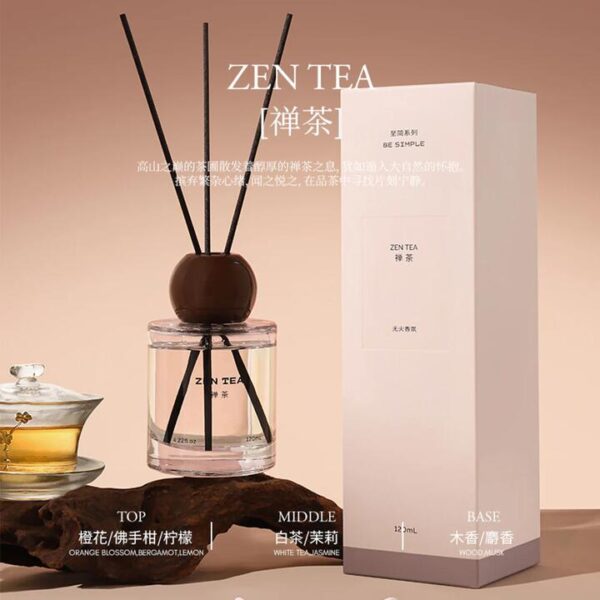 Airguard Zen Tea Reed Diffuser – White Tea & Jasmine Home Fragrance 120ml