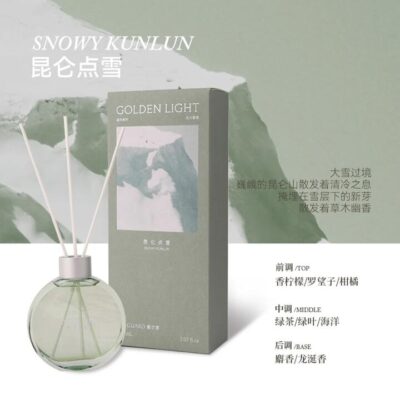 Airguard Snowy Kunlun Reed Diffuser – Green Tea & Vetiver Home Fragrance, 150ml