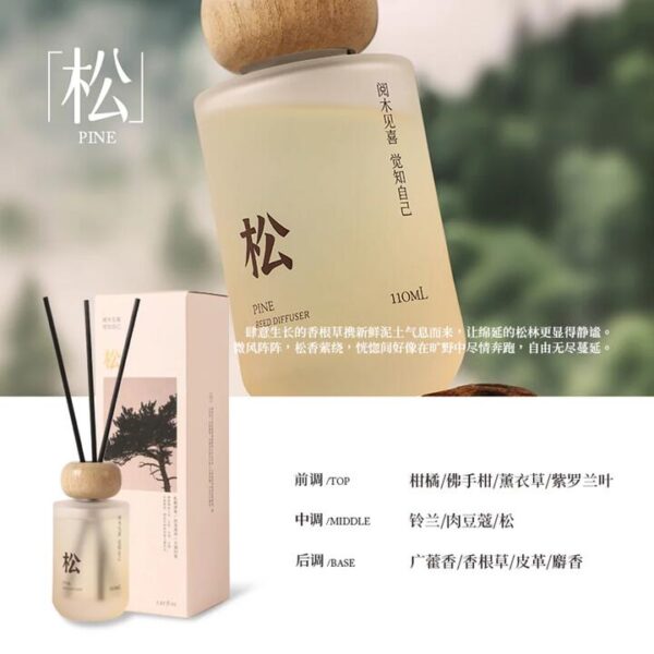 Airguard Pine Reed Diffuser 110ml – Flameless Home Fragrance