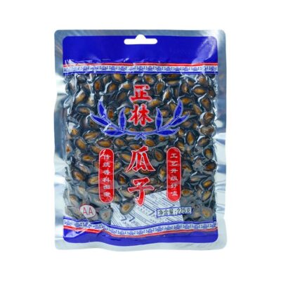 Zhenglin Roasted Black Melon Seeds 225g – Traditional Chinese Watermelon Seeds Snack