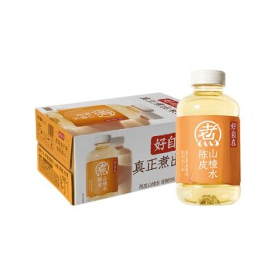 Genki Forest Zizai Tangerine Peel & Hawthorn Drink 500ml x 15 Bottles - Real Brewed Herbal Infusion