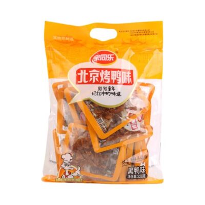 Yutongle Beijing Roast Duck Flavored Tofu Jerky – Black Duck Style 328g - Plant-Based Soy Snack