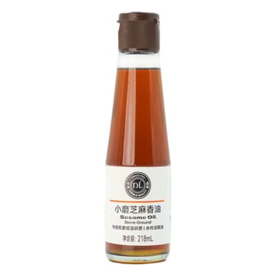 DL Stone-Ground Sesame Oil 218ml – Traditional Small-Batch Aromatic Cooking Oil