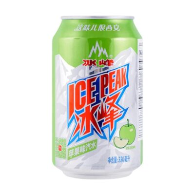 Ice Peak Apple Soda 330ml - Chinese Apple-Flavoured Fizzy Drink