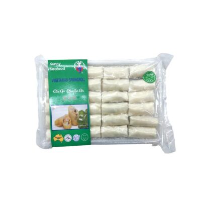 Sunny Seafood Vietnamese Vegetarian Spring Rolls (Cha Gio Chay) – 24 Pieces, 480g