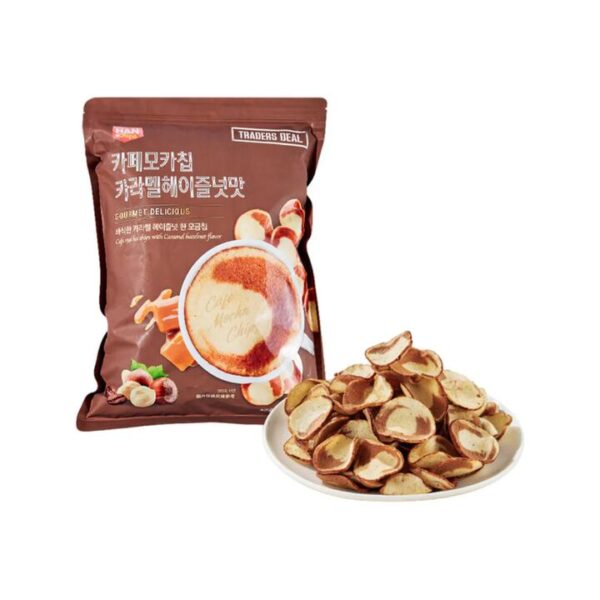 HAN Café Mocha Crisps – Caramel Hazelnut Flavour 280g - Coffee Chips Snack