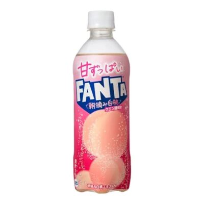Fanta Morning-Picked White Peach Soda 490ml – Japanese Edition