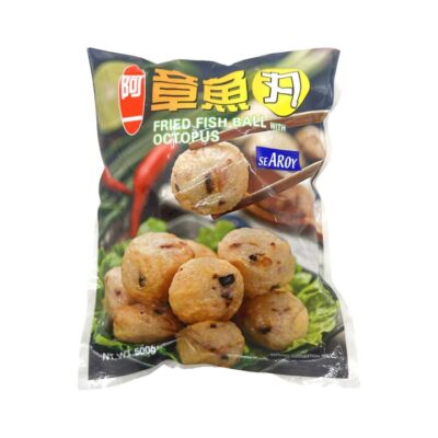 Ayi Frozen Fried Fish Balls with Octopus – 500g